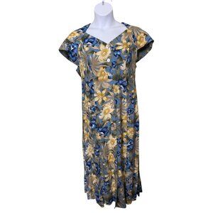 Scarlett Button Front Midi Dress Sz 16